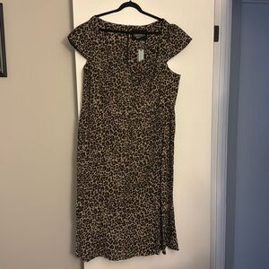 Cecily; vintage inspired leopard print dress